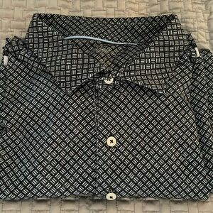 Johnnie O Size XL Charcoal, baby blue, gray colors